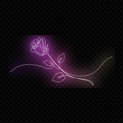 Simple Flower Design Element