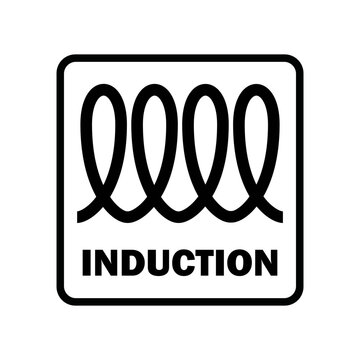 Modern induction symbol for electromagnetic technology