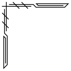 abstract corner edge