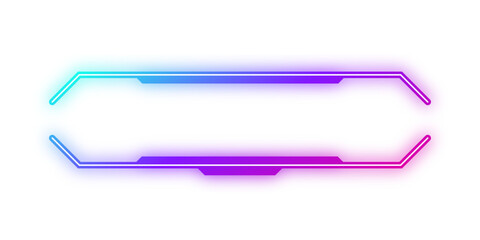 neon cyber frame