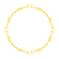 Fototapeta premium spiral round frame