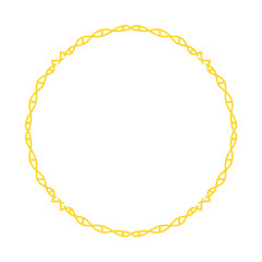 Fototapeta premium spiral round frame