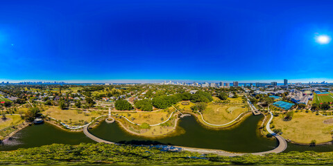 Aerial 360 photo Bayshore Park newly redeveloped in Miami Beach 2026