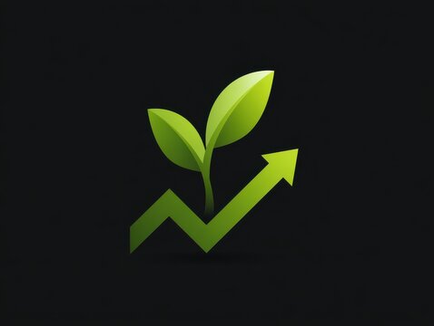 growth 2d icon isolated on a transparent background ar 43