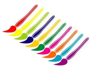 PEINTRE ET SES OUTILS