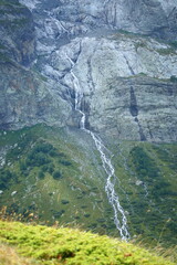 waterfall in the mountains