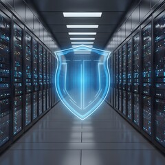Data Center Security Concept with Holographic Shield