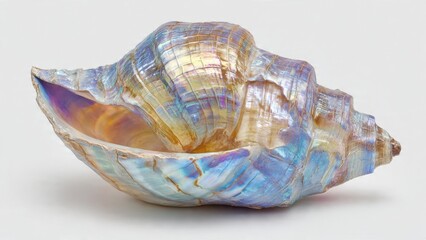 Fototapeta premium Iridescent Seashell Still Life