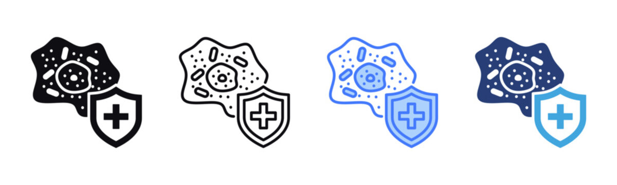 Cellular Defense icon sheet multiple style collection