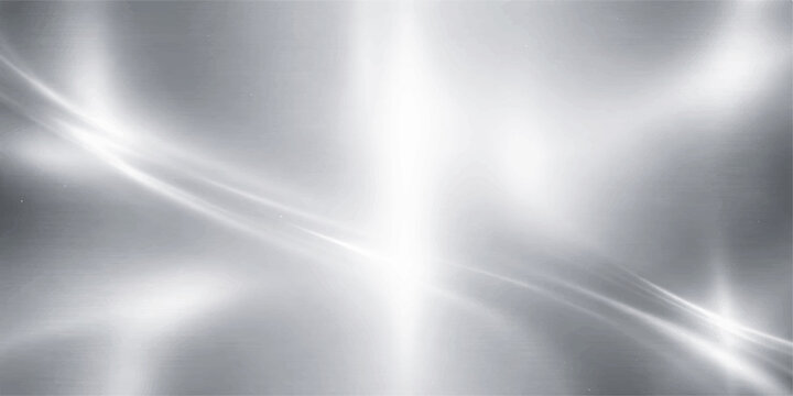 Polished silver brushed metal texture background with a shiny stainless steel surface and industrial grey aluminum plate pattern for a smooth metallic wallpaper