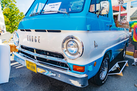 Restored Dodge A100 1969 Van Shown At Classic Car Show In Virginia