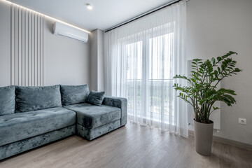 sofa in a modern light interior