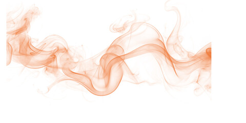 A mesmerizing display of orange smoke swirling against a dark background © Hafiz