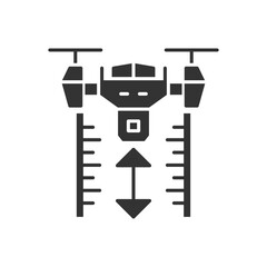 Drone Height Sensor Icon