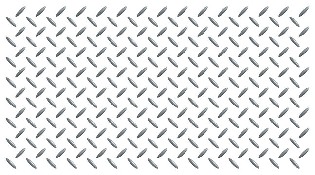 Seamless metal diamond plate texture pattern for backgrounds transparent background
