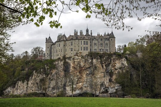 Castle, Ch&acirc;teau de Walzin, Province of Namur, Dinant Region, Belgium
