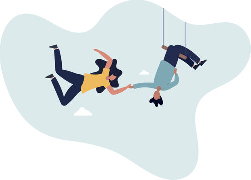 Trustworthy and honesty to believe in work together, integrity or trust for partnership,person's life situation and his activities.