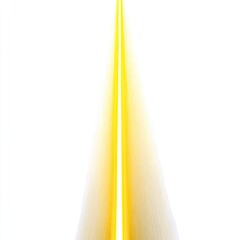 Abstract composition of vertical yellow and white lines, creating a triangular shape
