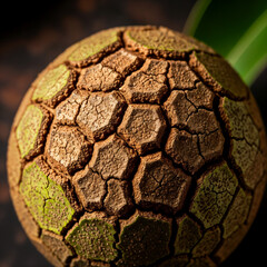 Textured Chocolate Ball Macro