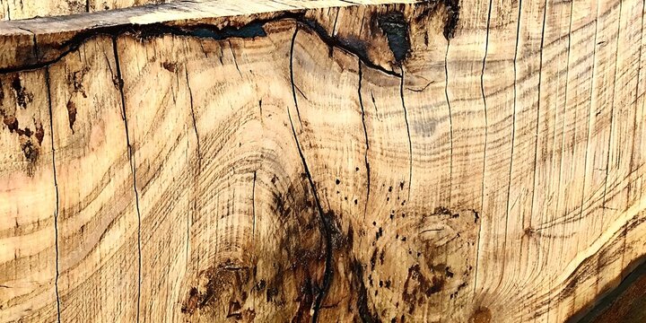 Natural Spalted Maple Wood Texture &ndash; Raw Organic Grain for Rustic Interior Decor and Fine Woodworking