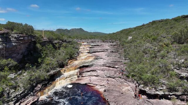 Cachoeira na Chapada Diamantina, Bahia, Brasil