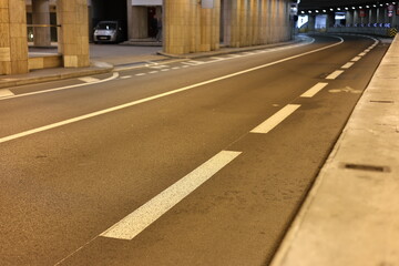 Street in Monaco city break, French Riviera