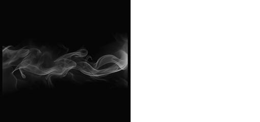 Fototapeta premium Premium high-quality smoke PNG featuring a dense vertical plume for a bold and impactful visual effect. Enhance your posters, advertisements, and digital art with this versatile and realistic smoke.