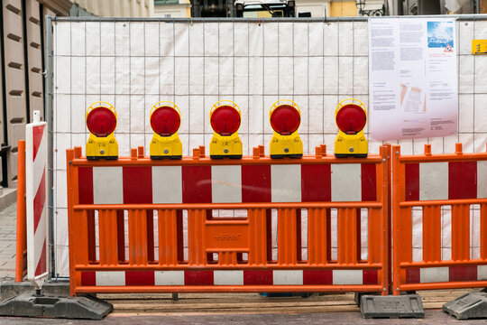 Germany, Munich.  Traffic control barrier