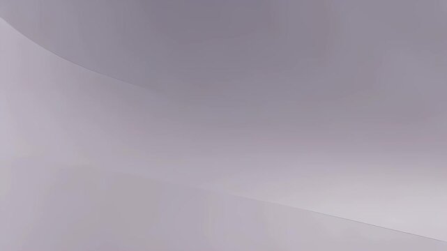 Abstract flowing smooth white and purple lines forming subtle organic shapes. Elegant subtle wavy motion for modern background.