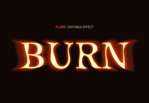 Flame Text Effect