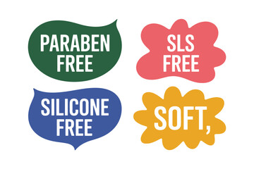 Paraben Free Silicone Free Labels for Cosmetic Product Labels