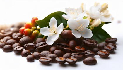 Coffee Berries And Blossom