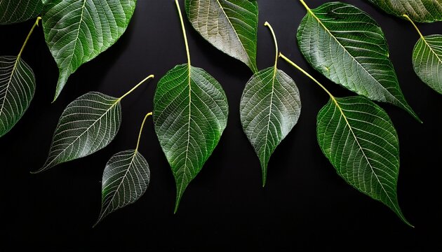 Leaf On Black Amoled Wallpaper Background