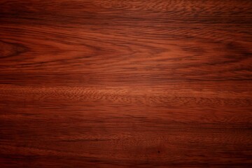 Naklejka premium Dark Rich Reddish Brown Natural Mahogany Wood Swirl Grain Horizontal Plank Texture Seamless Background