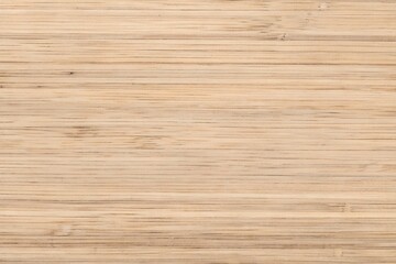 Light Natural Bamboo Horizontal Plank Grain Texture Seamless Background
