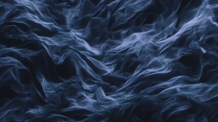 A mesmerizing abstract representation of flowing translucent fabric in dark tones.