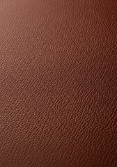Fototapeta premium Detailed macro shot showing the deep grain texture of brown pigskin leather, commonly utilized for sporting goods and accessories, pattern, background, hide