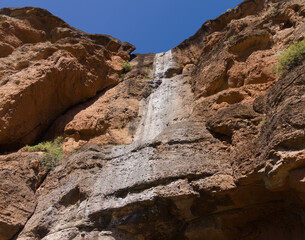 Gran Canaria, landscape of the central montainous part of the island, Las Cumbres, Around Acusa cave complex archaeological site
