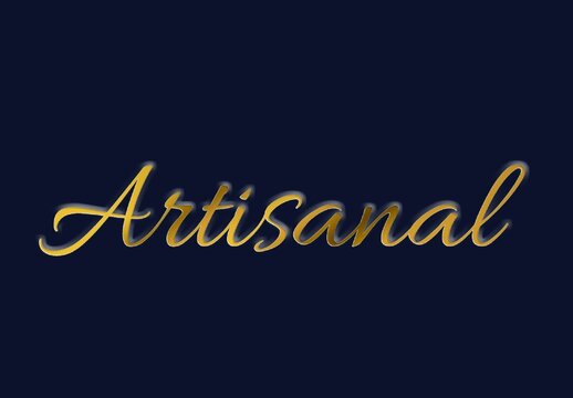 Script Gold Emboss Stamp Text Effect