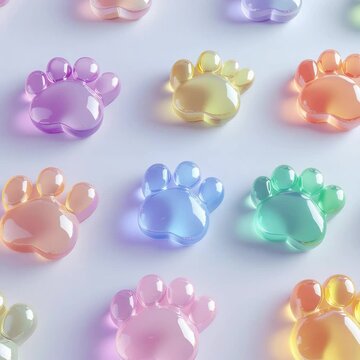 押したくなる猫の肉球ぷにぷに3Dループ