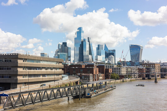 image of London's financial center