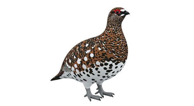 Willow Ptarmigan Bird