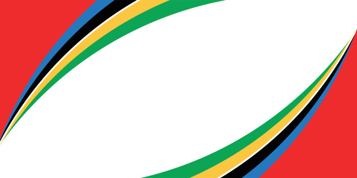 Colorful sport background for olympic international tournament in Paris france 2026. Abstract wave geometric color background with sport athletic style for world sport event. vector