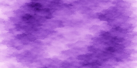 An abstract purple and pink background with swirling smoke merges into a bright cloudscape where summer sun and storm clouds create a beautiful atmosphere across the vast blue sky