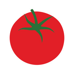 red tomato vector illustration