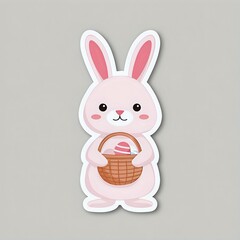 easter bunny with egg