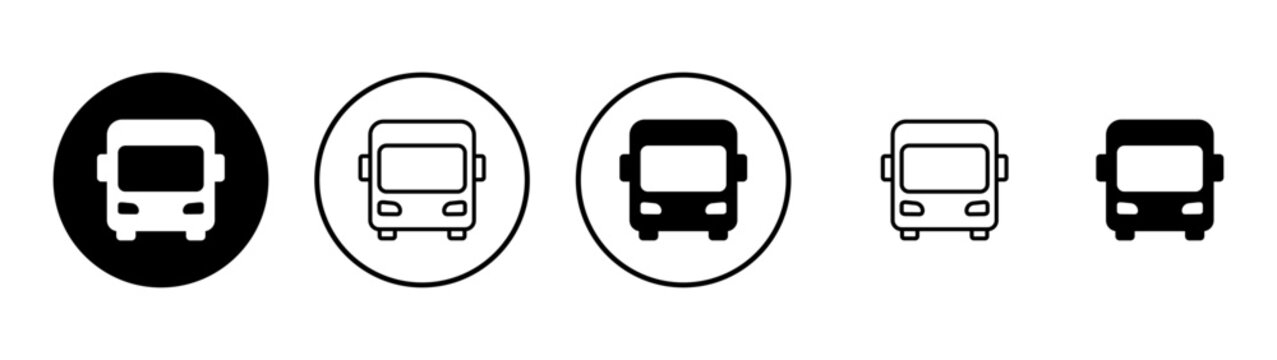 Bus icon vector. bus sign and symbol