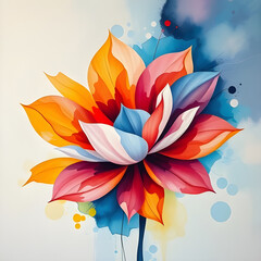 abstract, floral, flower, oilpaint, digital, art, artwork, painting, modern, contemporary, creative, artistic, texture, brushstroke, strokes, canvas, colorful, vibrant, vivid, expressive, aesthetic, b © BPIXEL