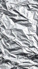 crumpled aluminum foil texture