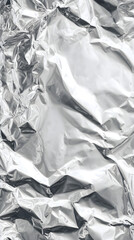 crumpled aluminum foil texture
